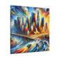 "Enigmatic L.A. Reverie" - Canvas