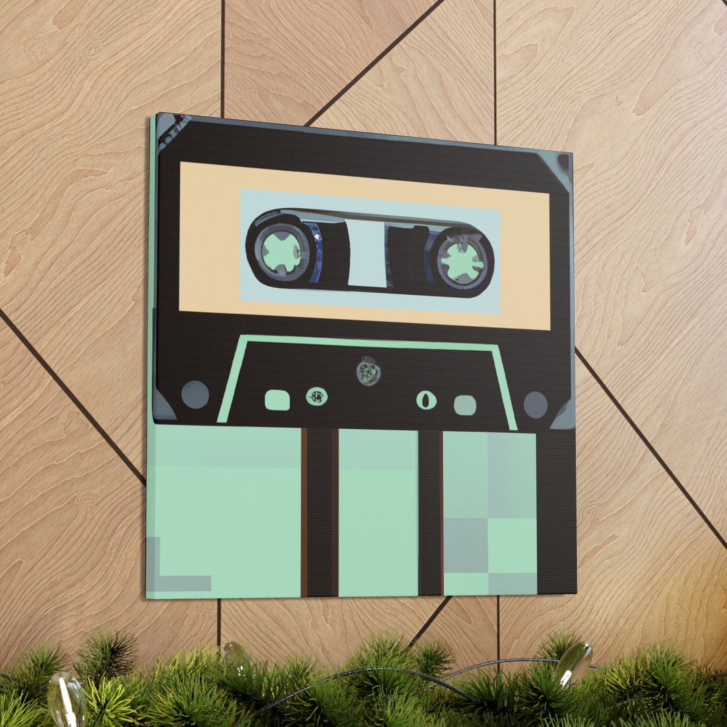 "Cassette Tape Renaissance" - Canvas