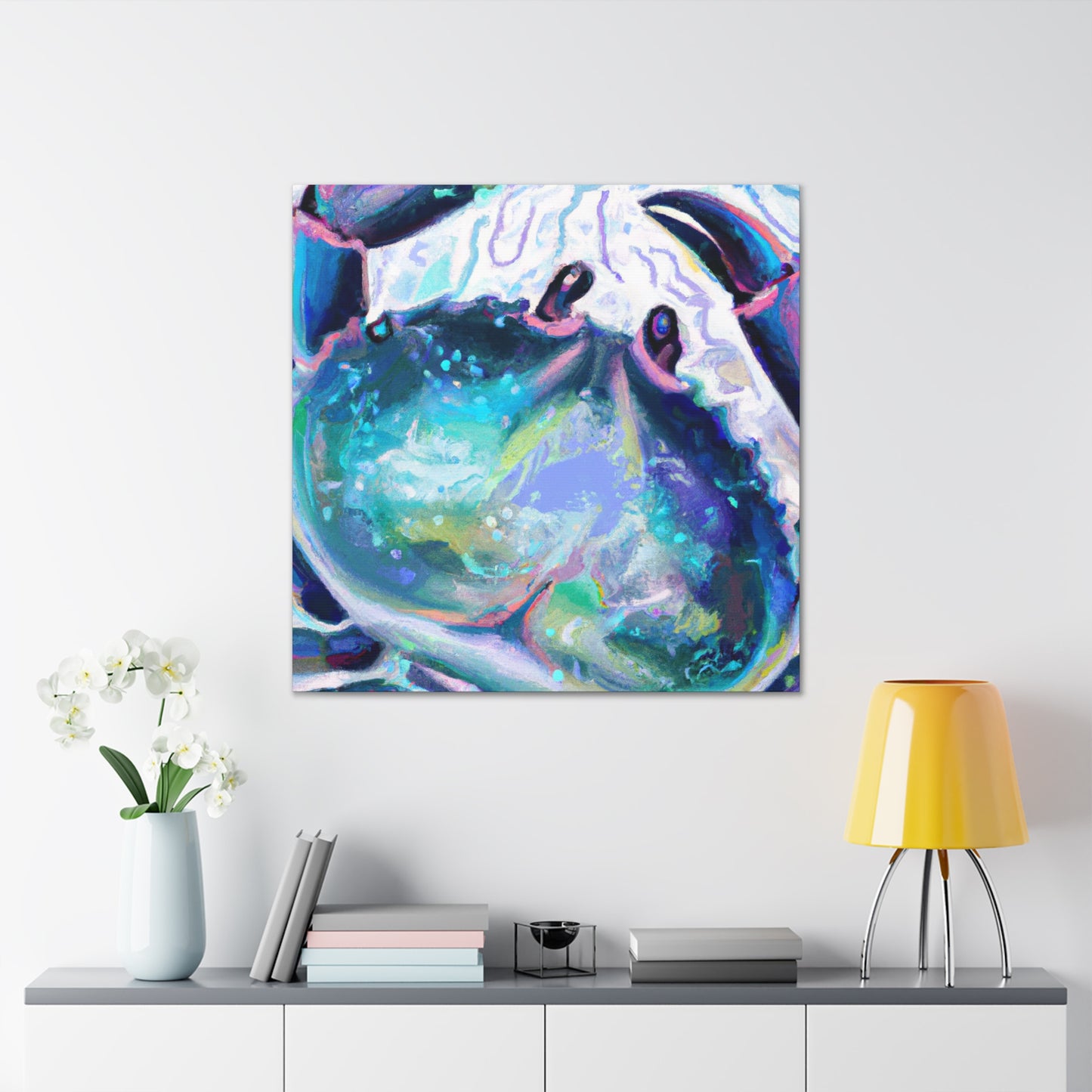 "Crab In Abstraction" - Canvas