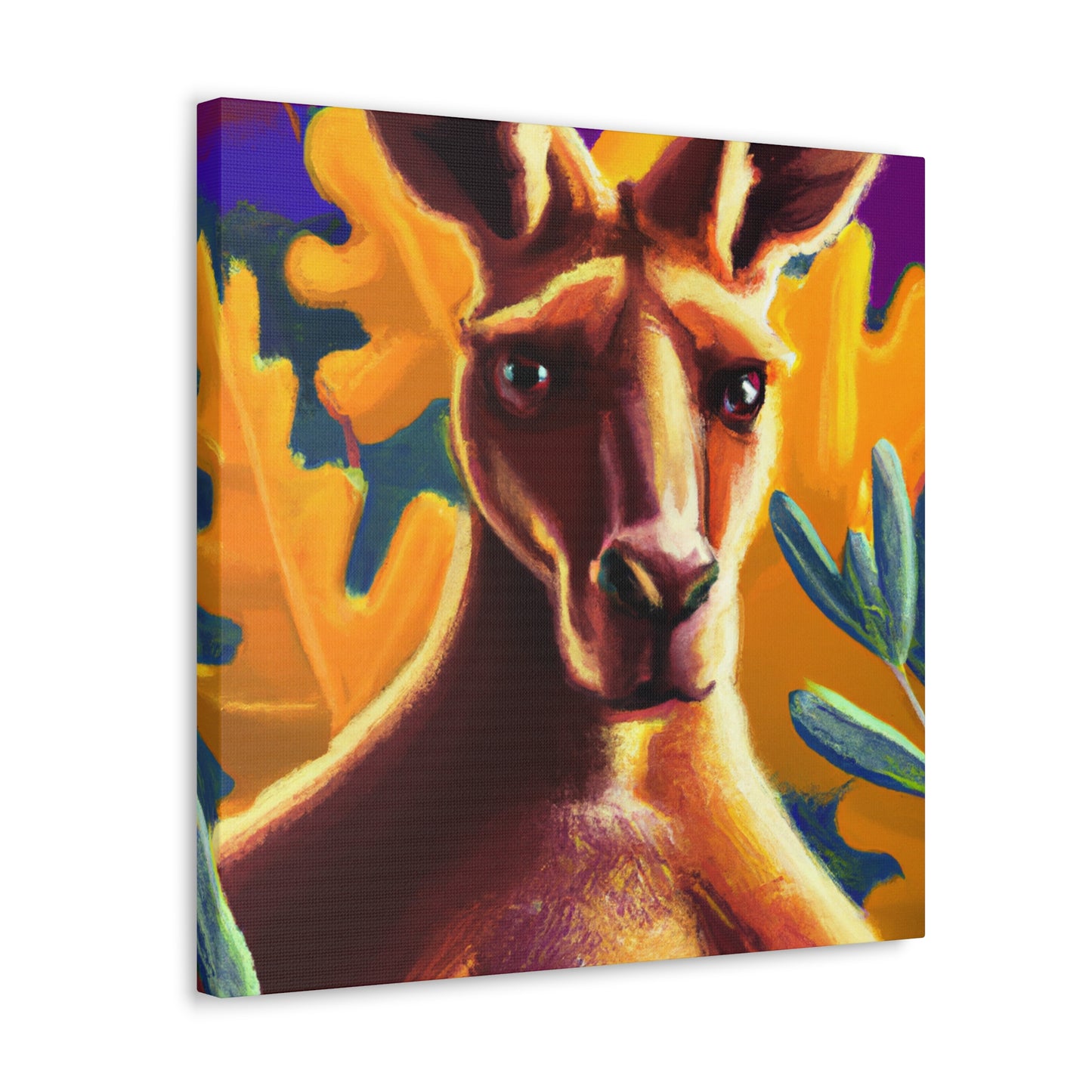 Kangaroo in Nature - Canvas