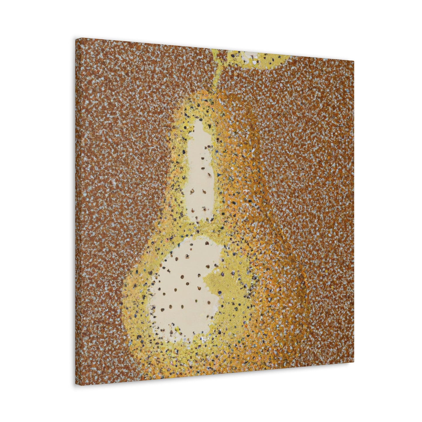 Pear in Pointsillism - Canvas