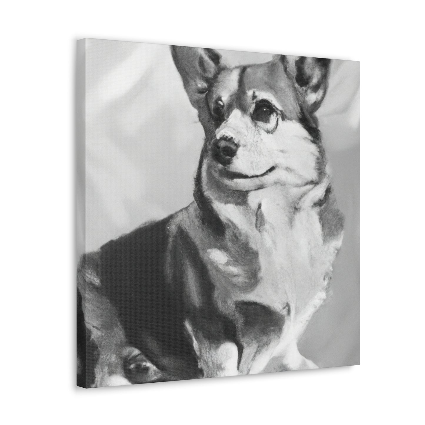 "Corgi Love Eternalized" - Canvas