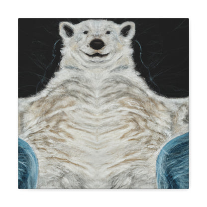 Polar Bear in Rococo - Canvas