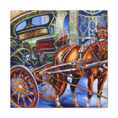 "Horse and Carriage Dream" - Canvas