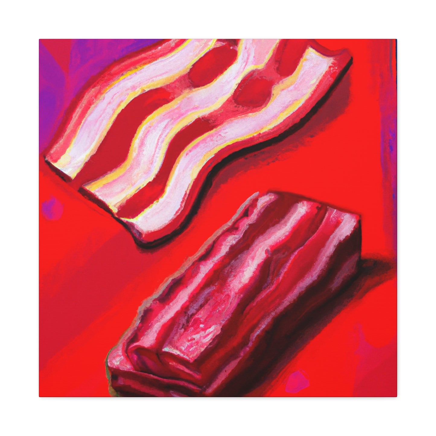 "Bacon at Sunrise HRSM" - Canvas