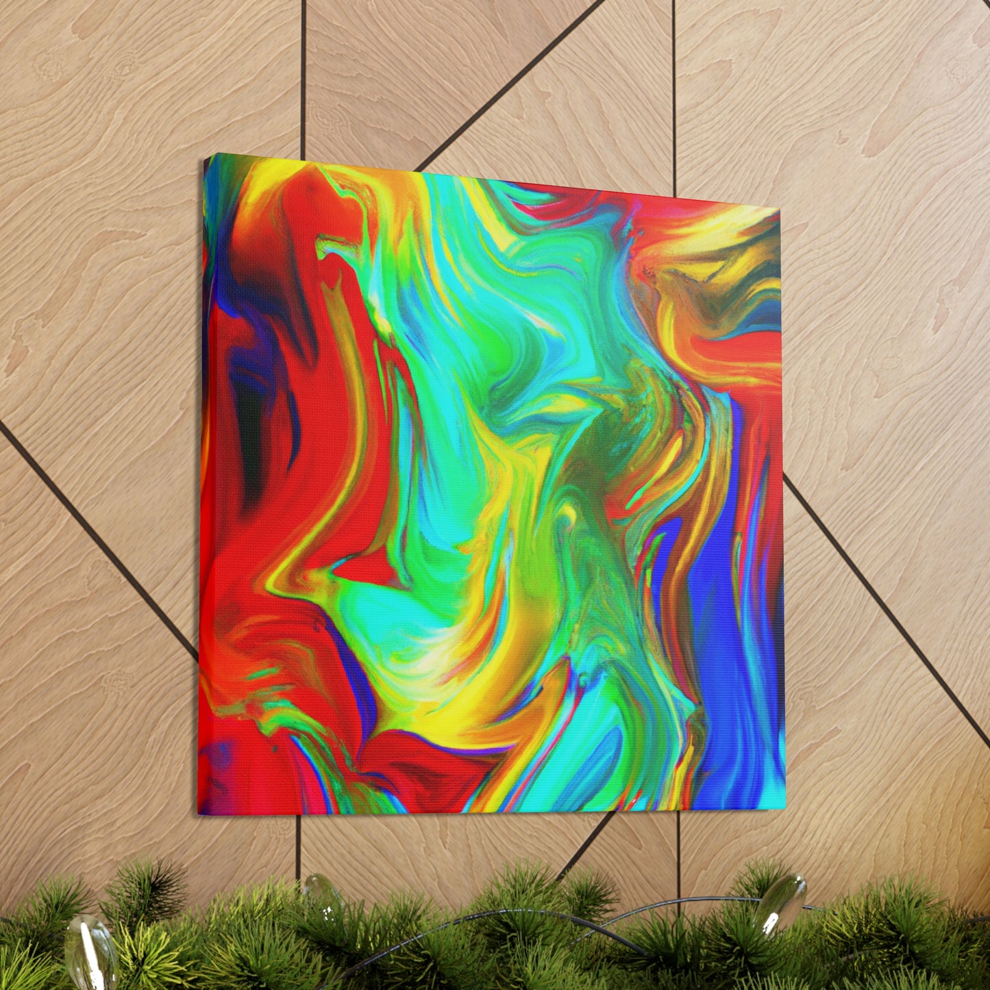 "Divine Radiant Brushstrokes" - Canvas