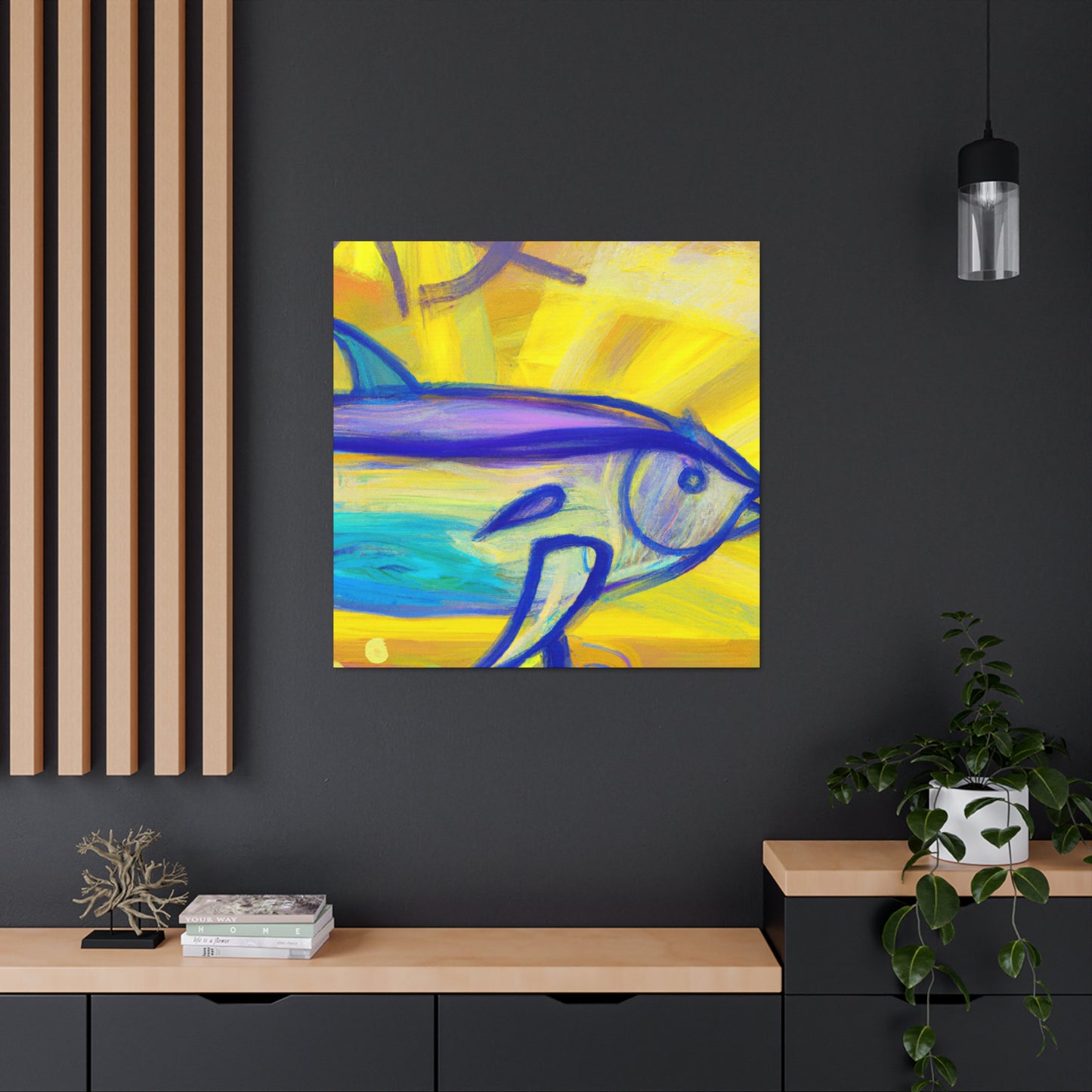 "Tuna in Abstract Form" - Canvas