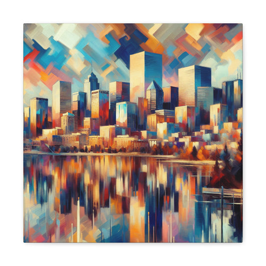 "Mystic Highlands: Urban Odyssey" - Canvas