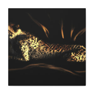 Cheetah in Motion. - Canvas