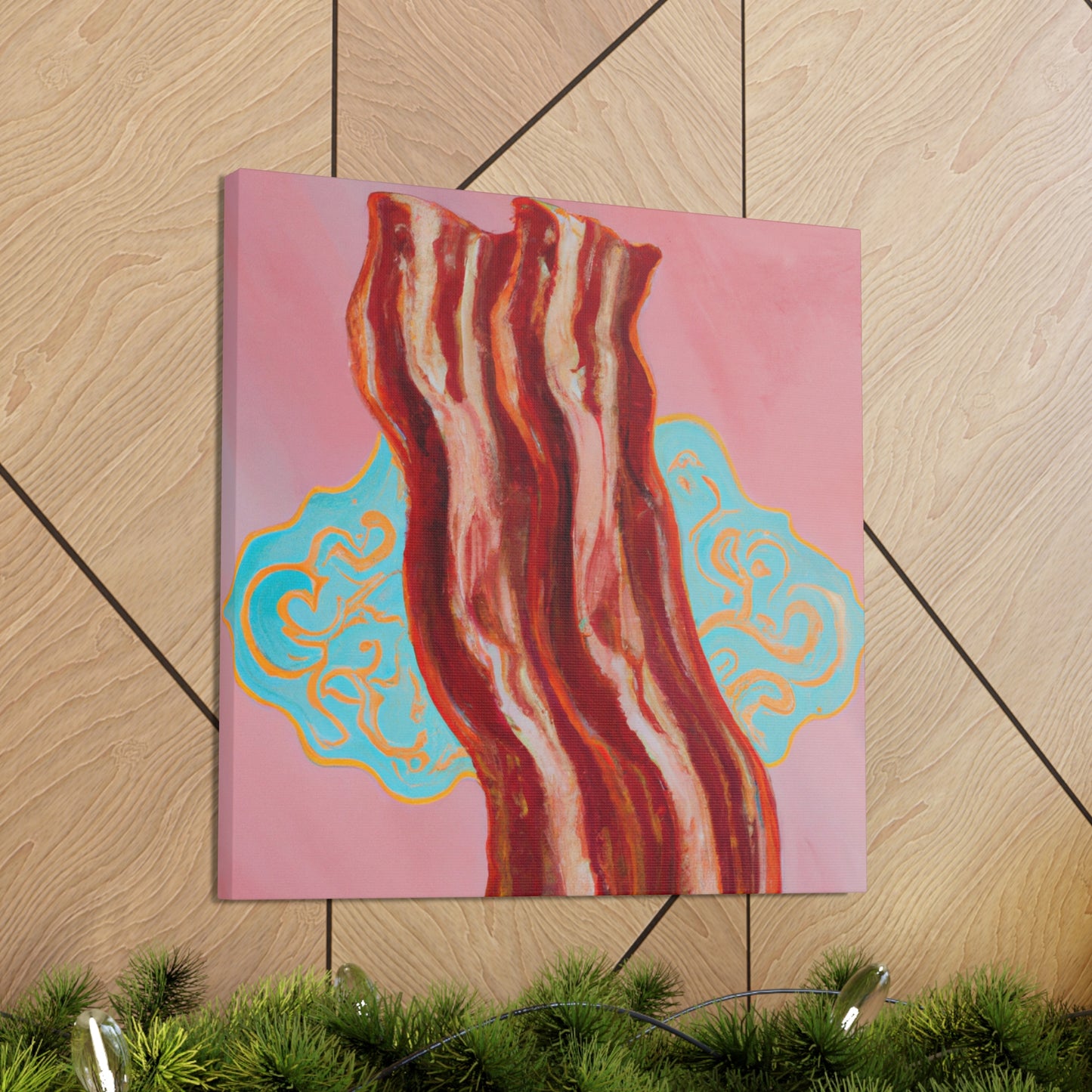 Bacon by Candlelight - Canvas