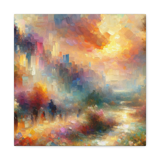 Gossamer Twilight Reflections - Canvas