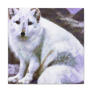 Arctic Fox Enchantment - Canvas