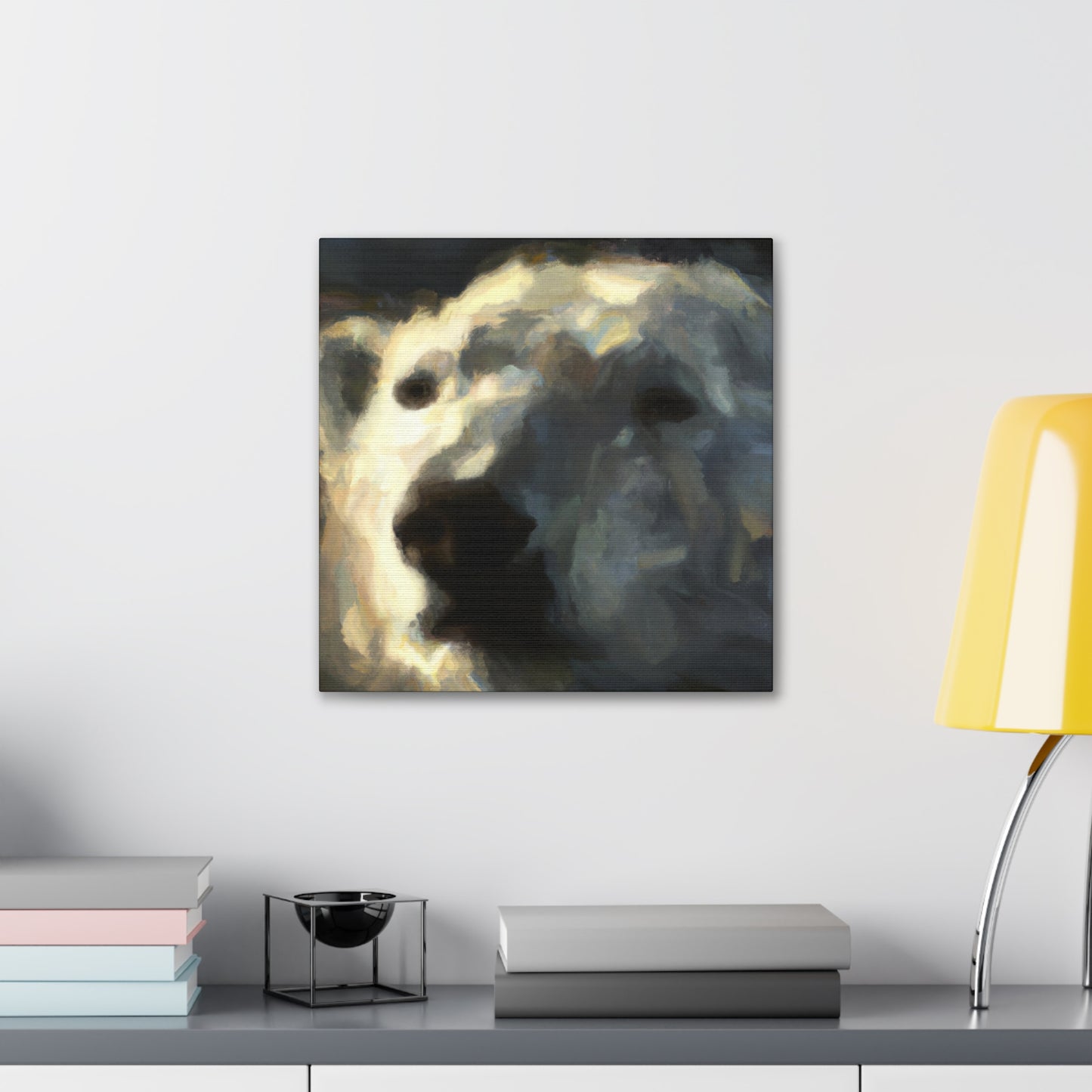 Polar Bear in Color - Canvas