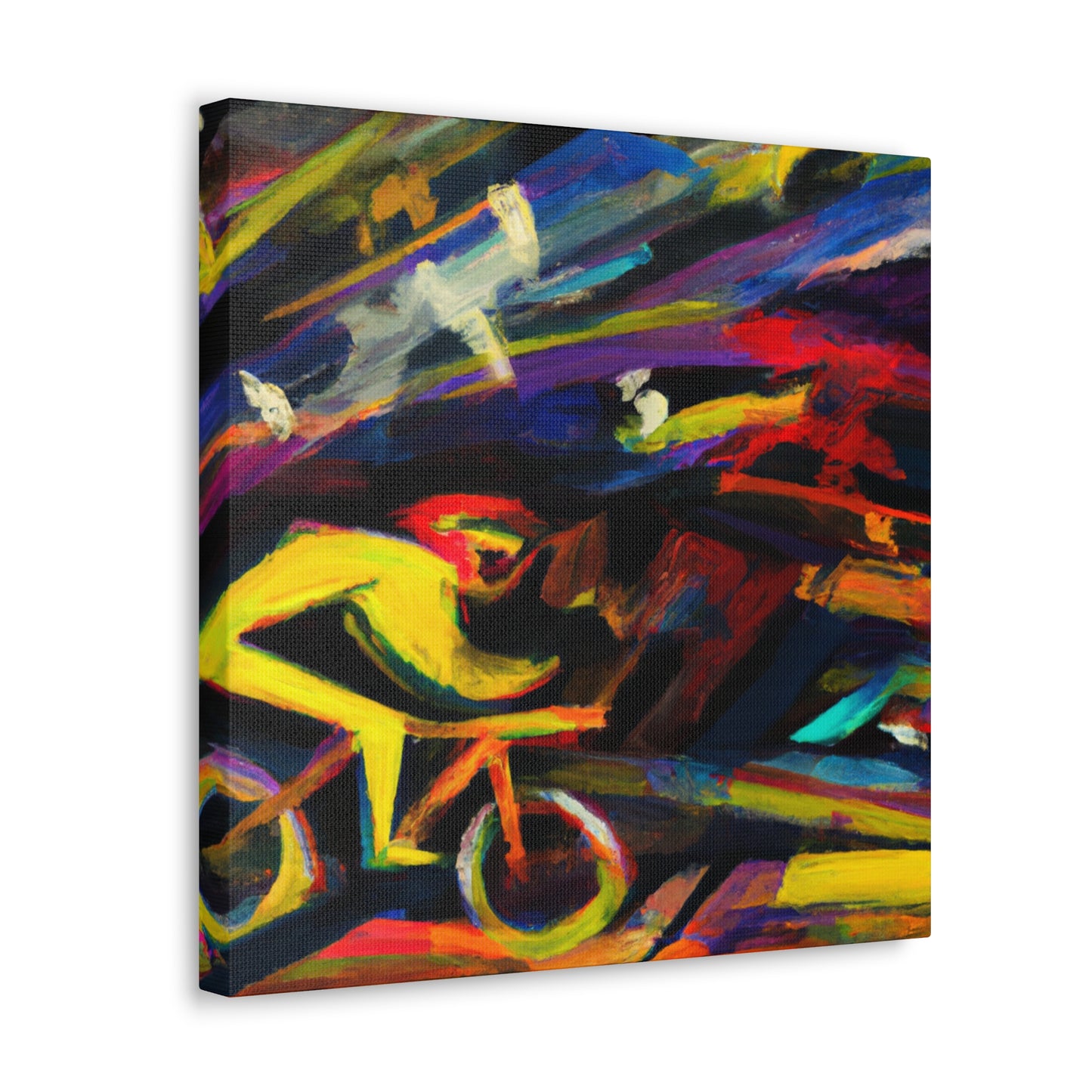 Biking in Dreamsland - Canvas