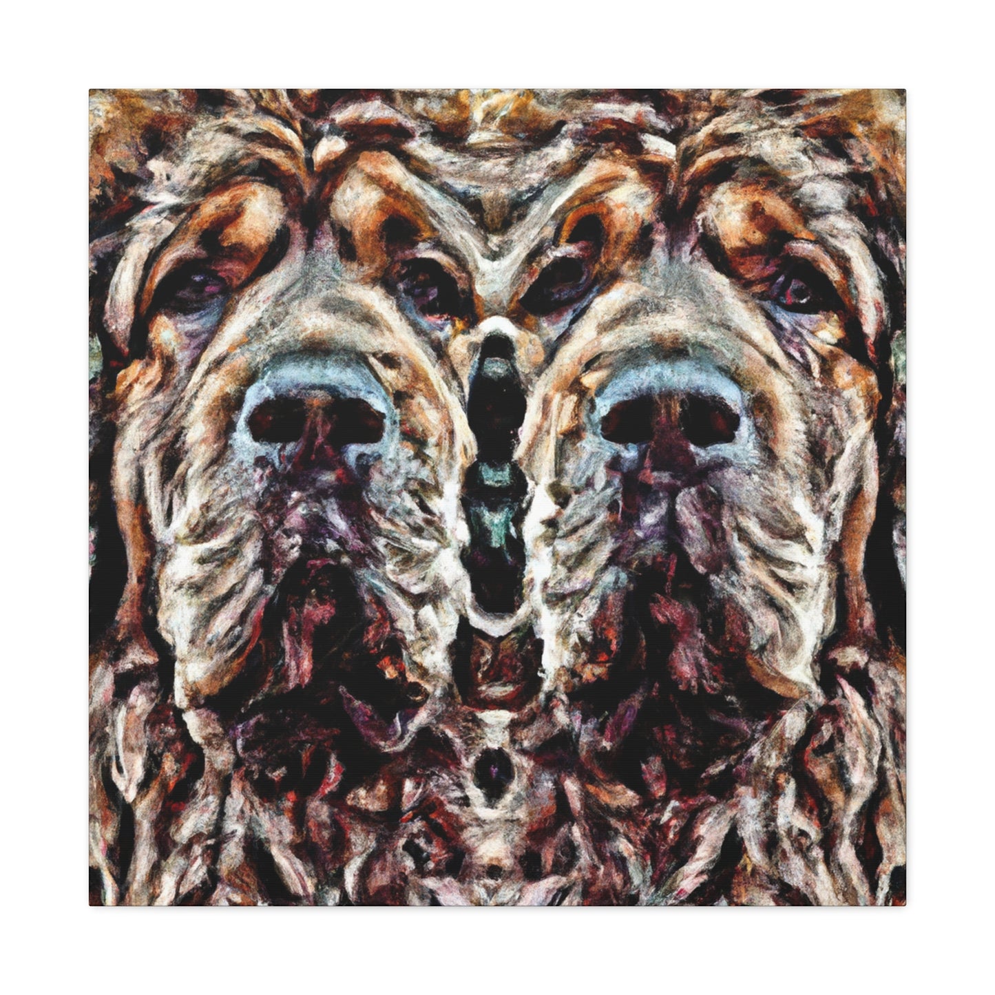 "Tibetan Mastiff Impression" - Canvas