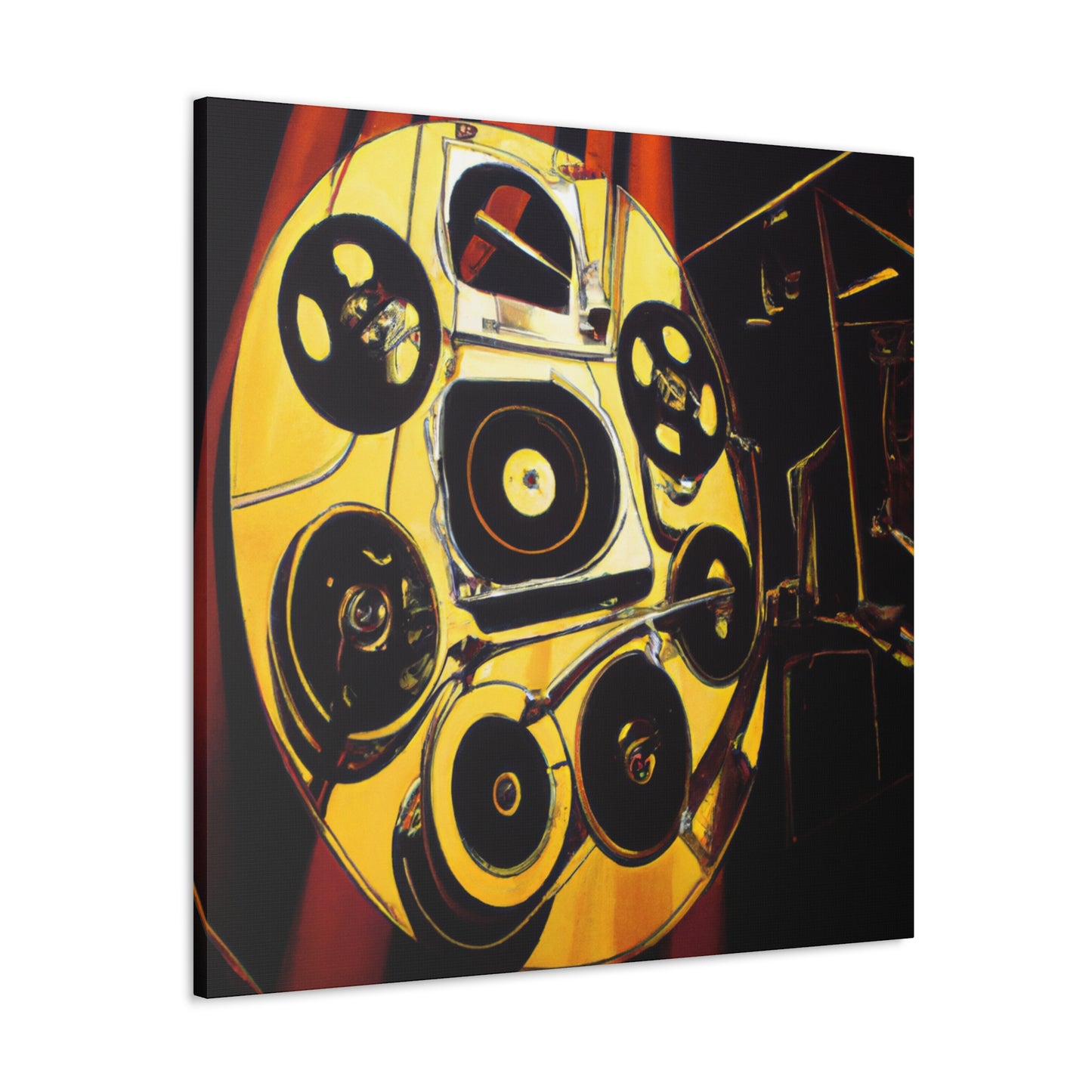 "Reel to Reel Bliss" - Canvas