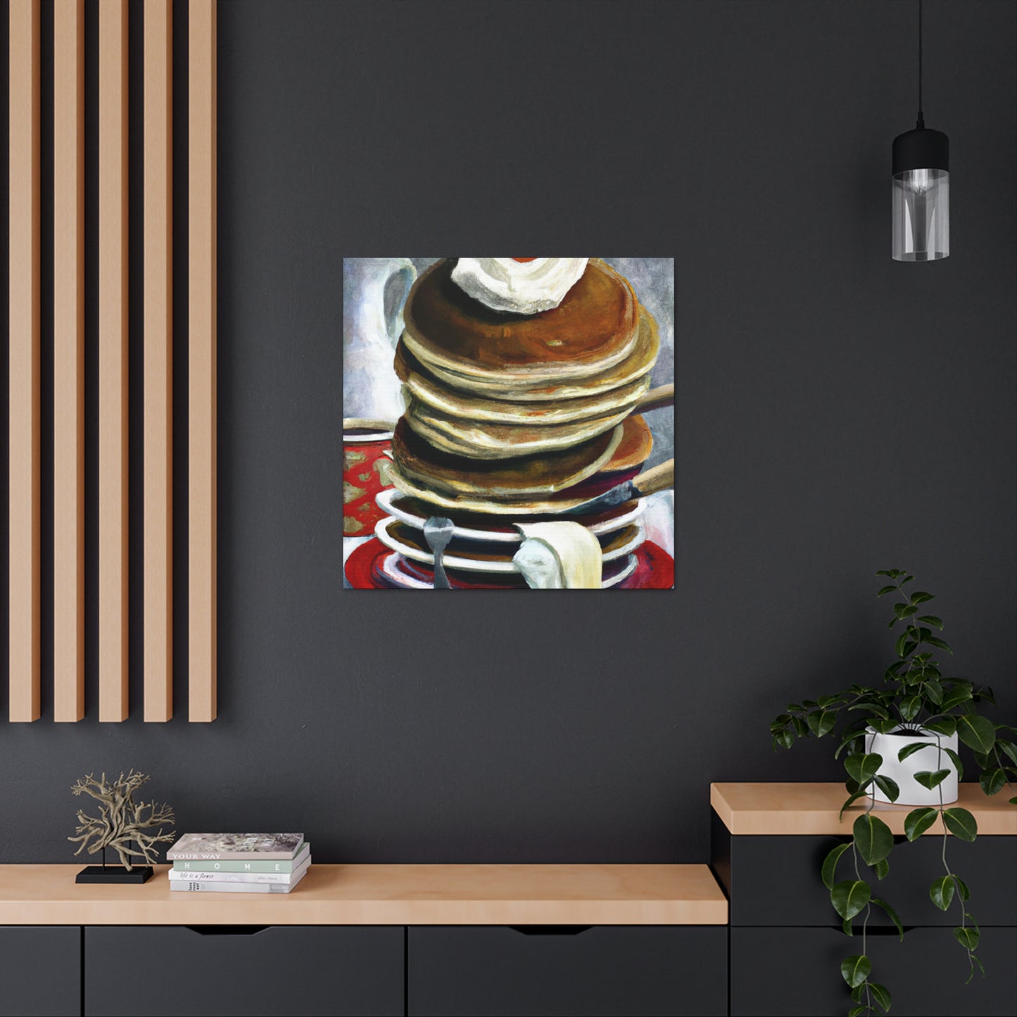 "Pancakes in Surrealism" - Canvas