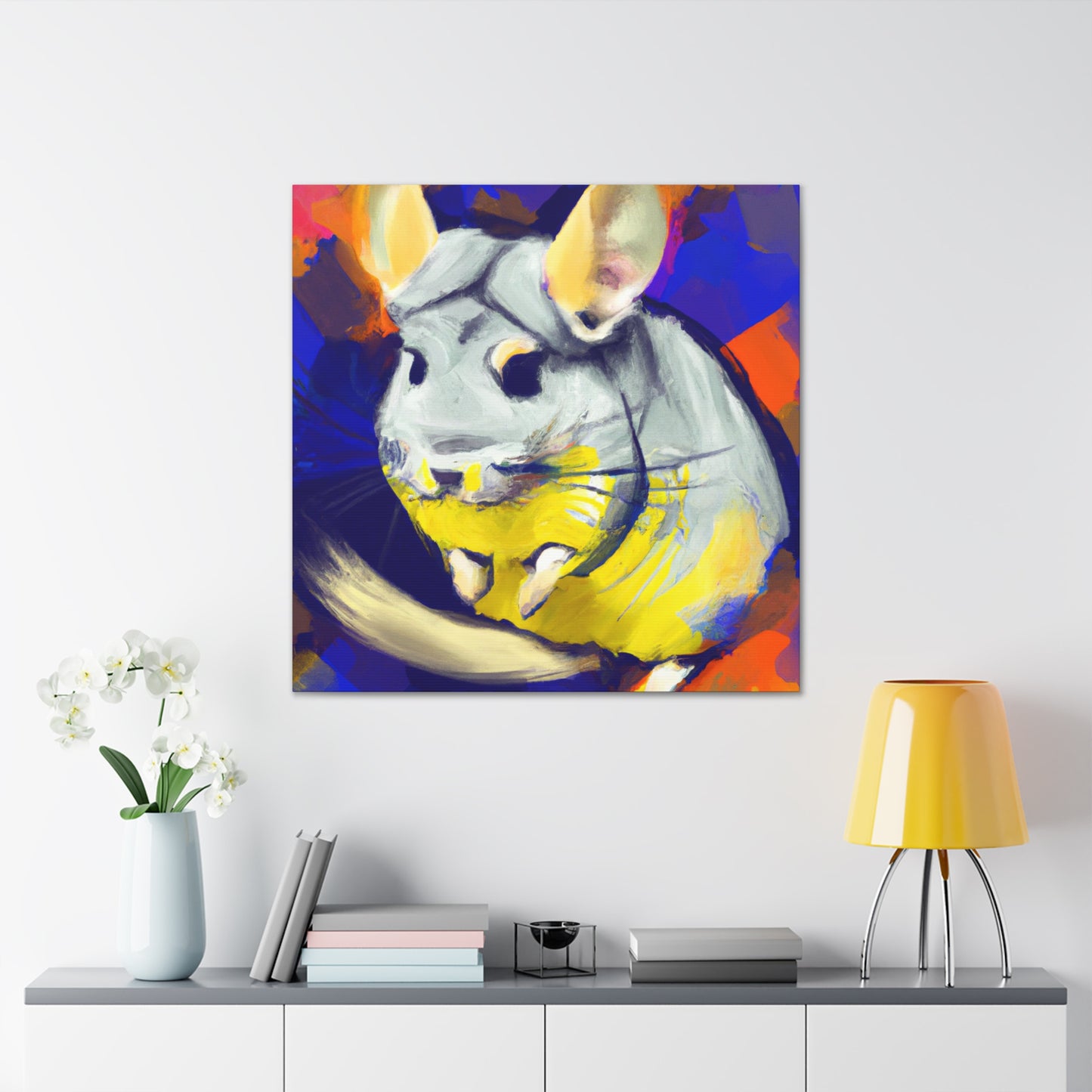 Cuddly Chinchilla Dream - Canvas