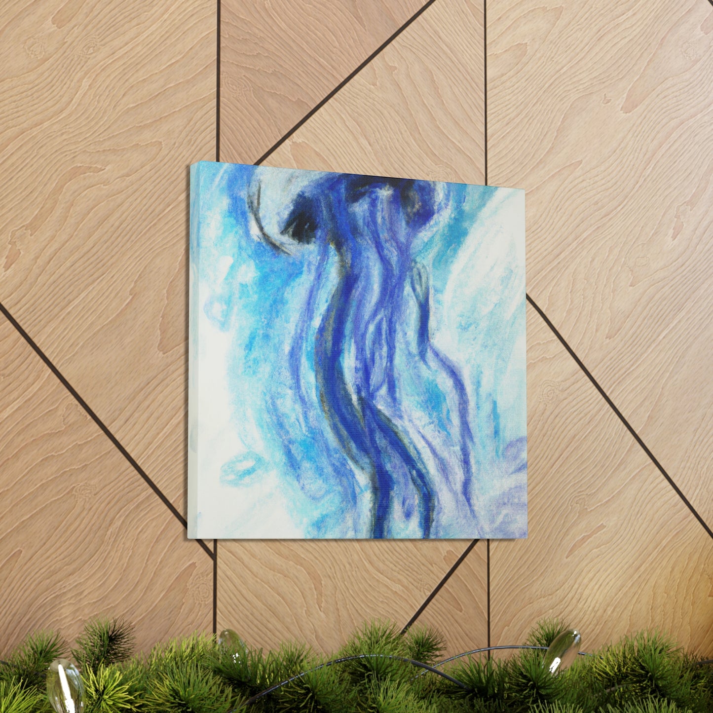 Jellyfish Vibrant Hues - Canvas