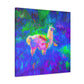 Llama in Impressionism - Canvas