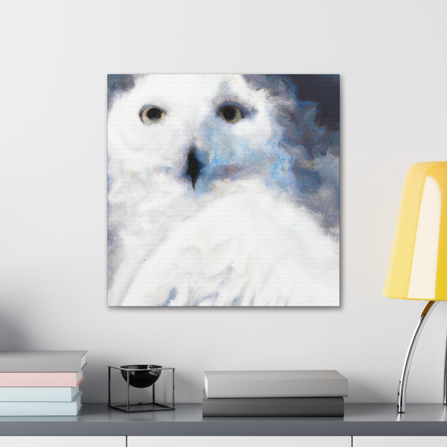 Snowy Owl Impressionism - Canvas