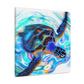 Sea Turtle Mural. - Canvas