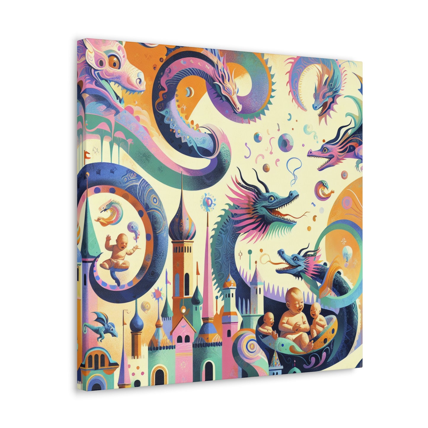 Enchanting Flights of Whimsy - Canvas