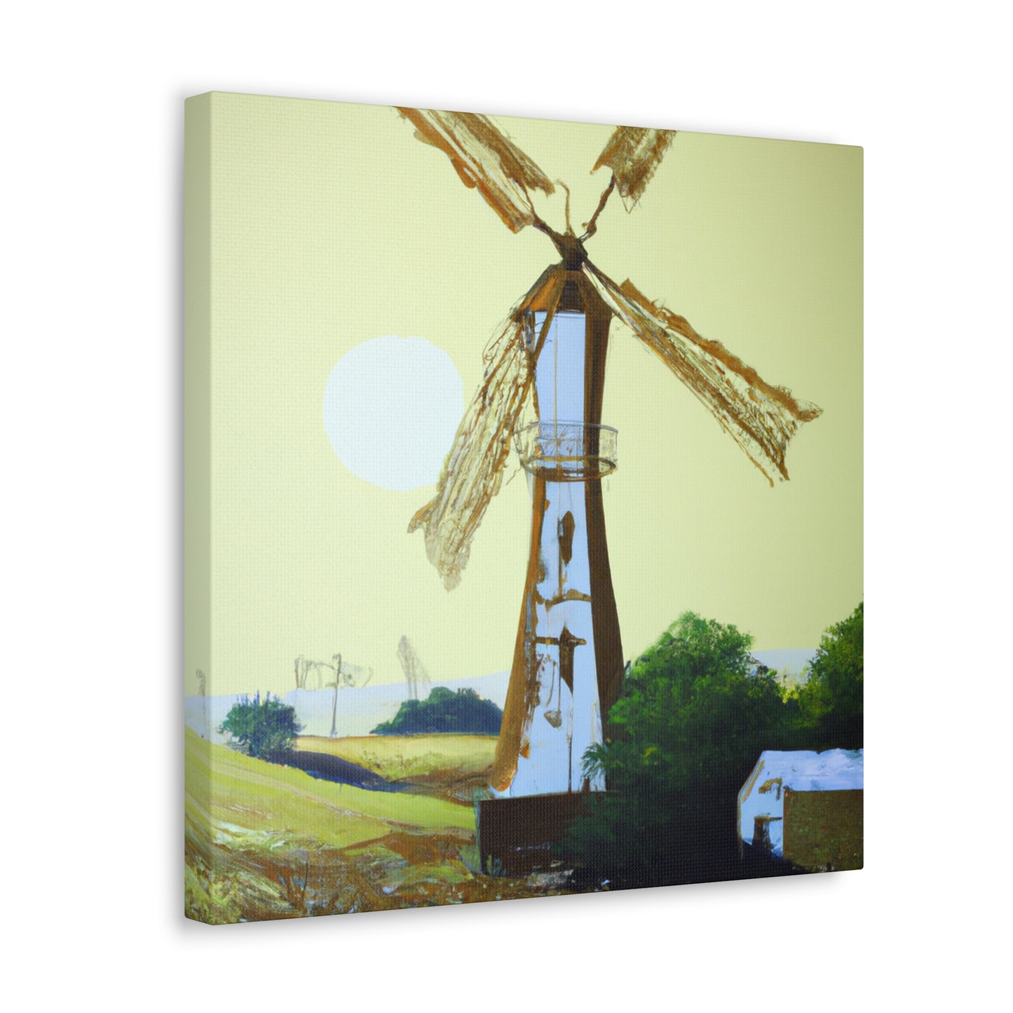 Windmill on the Hill - Canvas