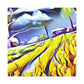 Crop Fields Ablaze - Canvas