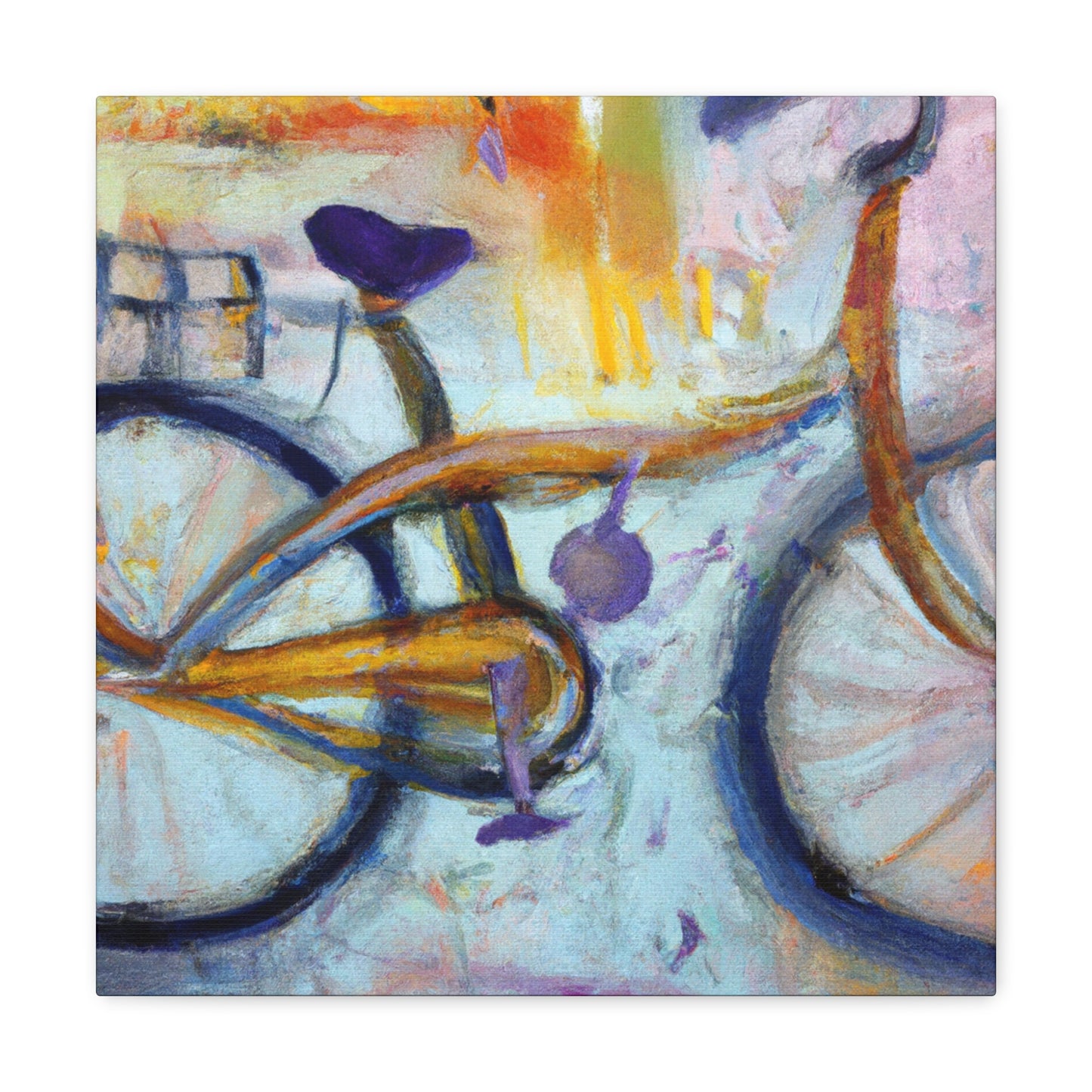 "Cycle of Freedom Wheels" - Canvas