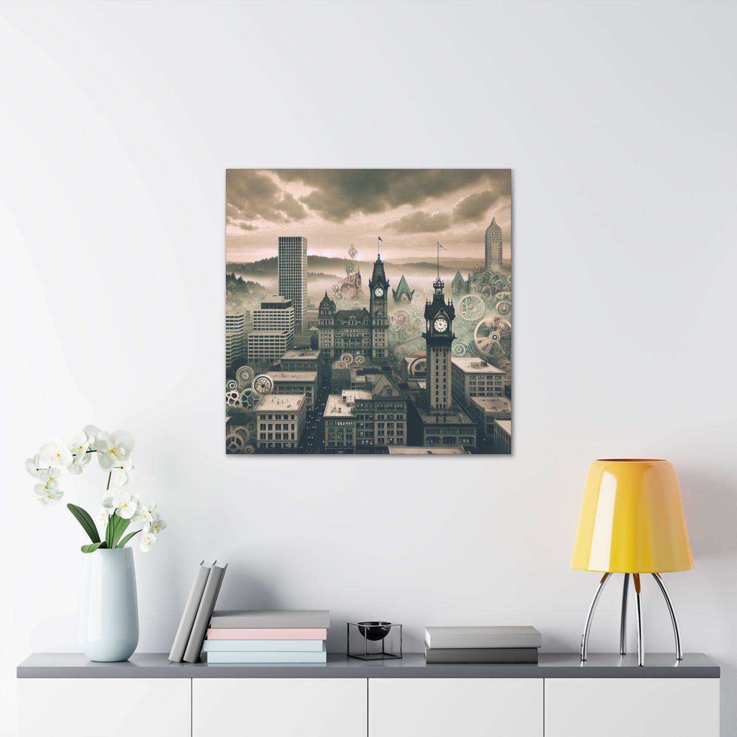 Industrial Dreams of Portland - Canvas