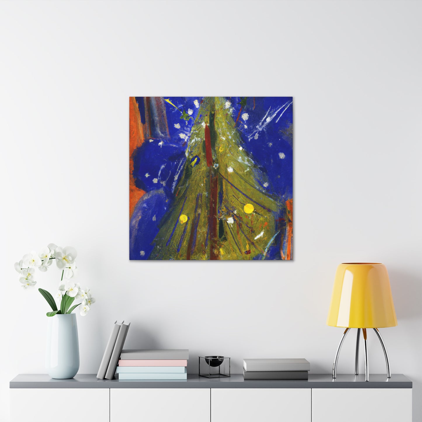 "Christmas Tree Glory Days" - Canvas