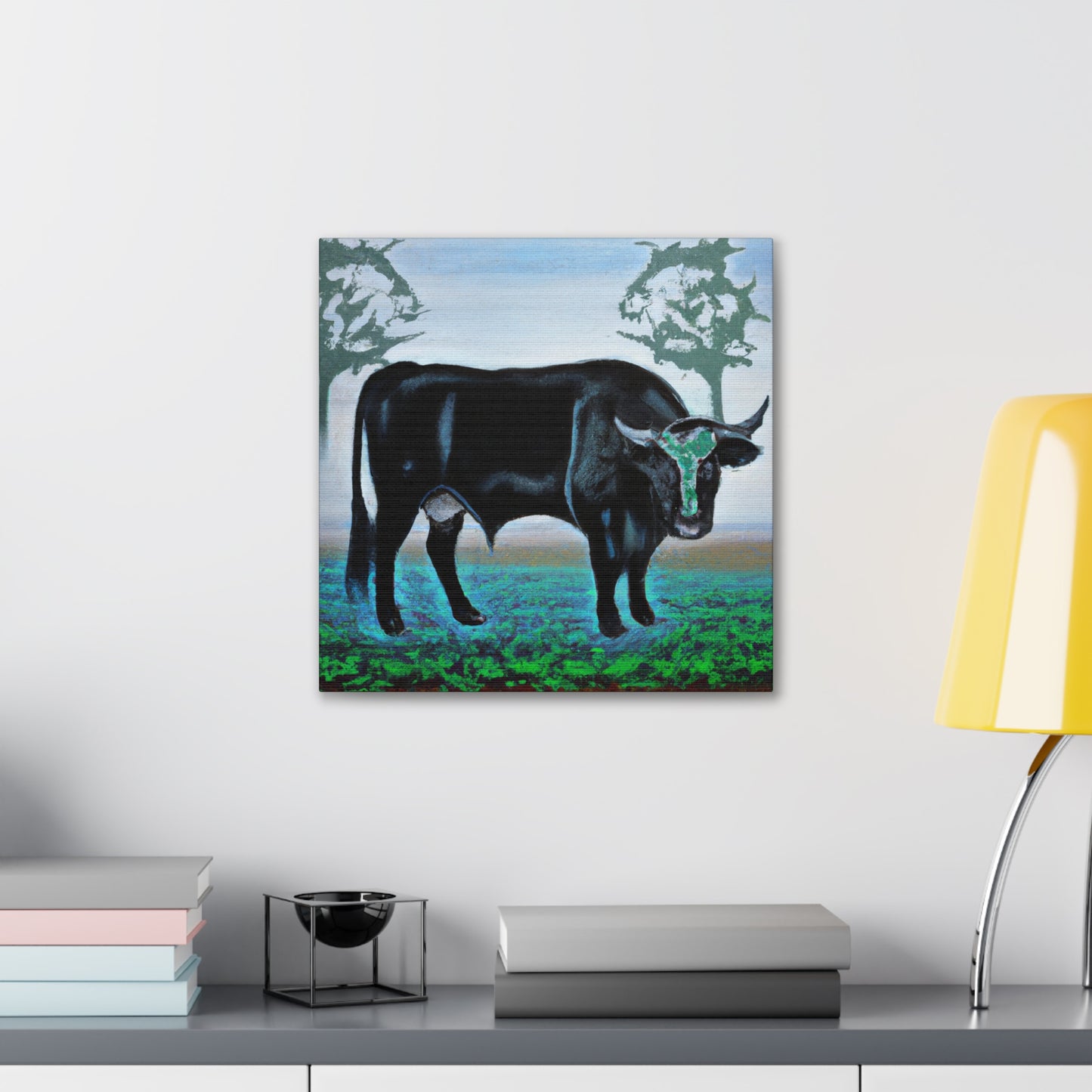 "Cattle in Dreamscape" - Canvas