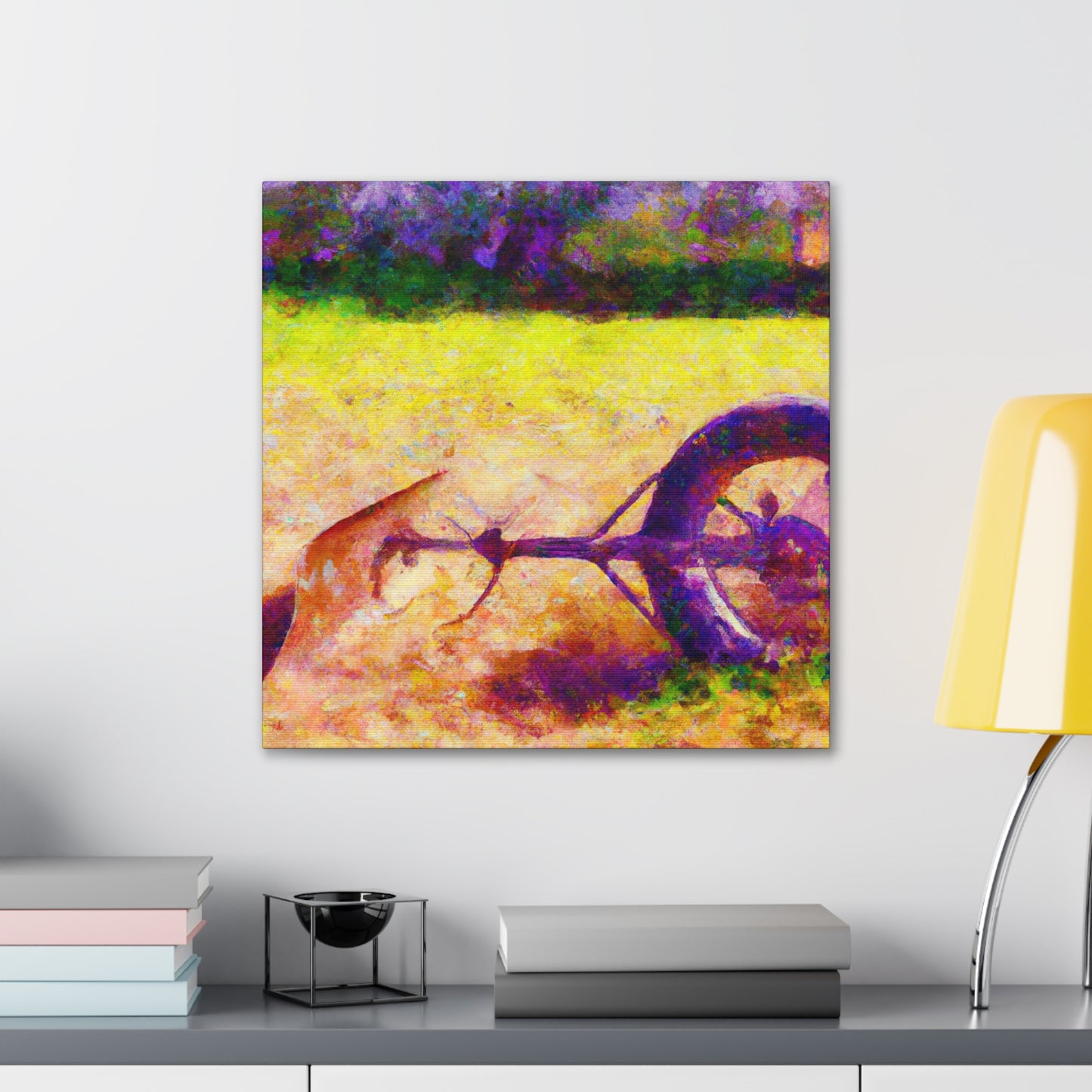 "Disc Harrow Impressionism" - Canvas