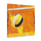 "Vibrant Volleyball Passion" - Canvas