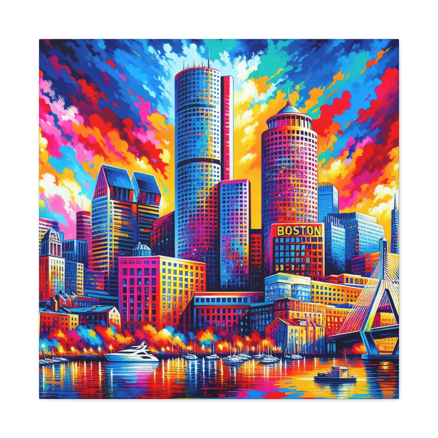 "The Boston Echo Reverberates" - Canvas