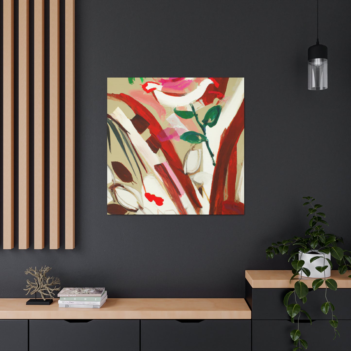 Rose in Expressionism - Canvas