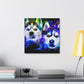 "Siberian Husky Dreamscape" - Canvas