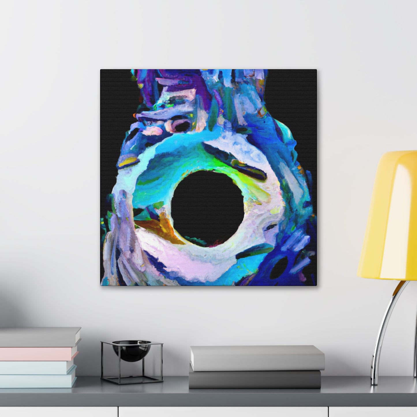 "Doughnut of Joyful Vibrance" - Canvas