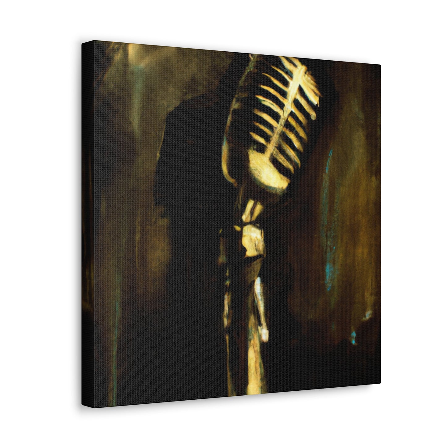 "The Musician's Microphone" - Canvas