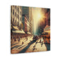 "Enigmatic Metropolis Scenery" - Canvas