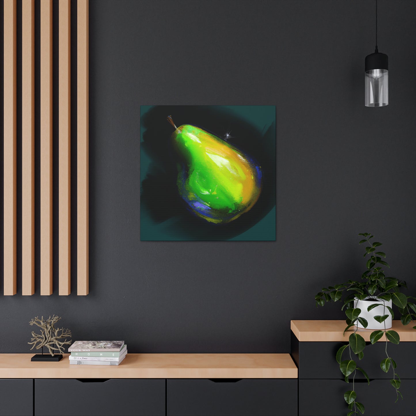 "Pear in Realism" - Canvas