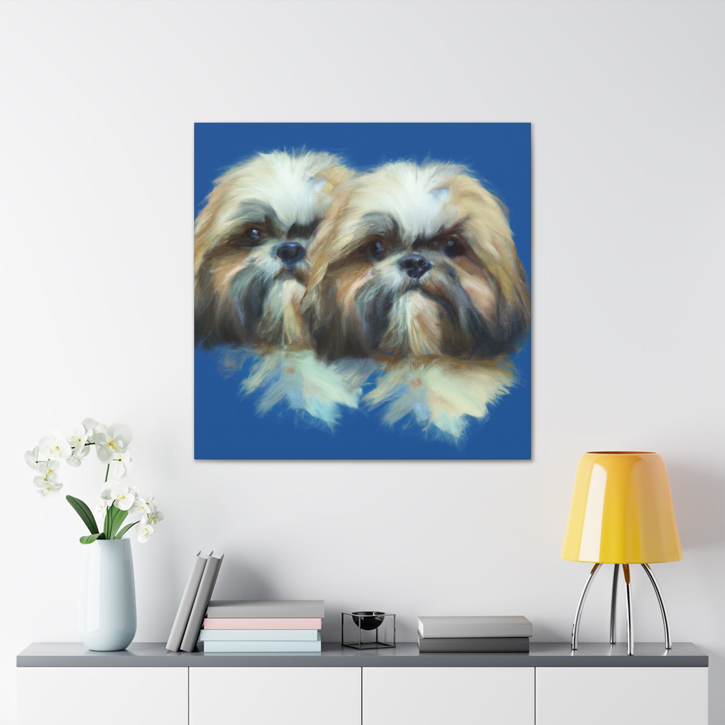 "Shih Tzu Hyperrealism" - Canvas