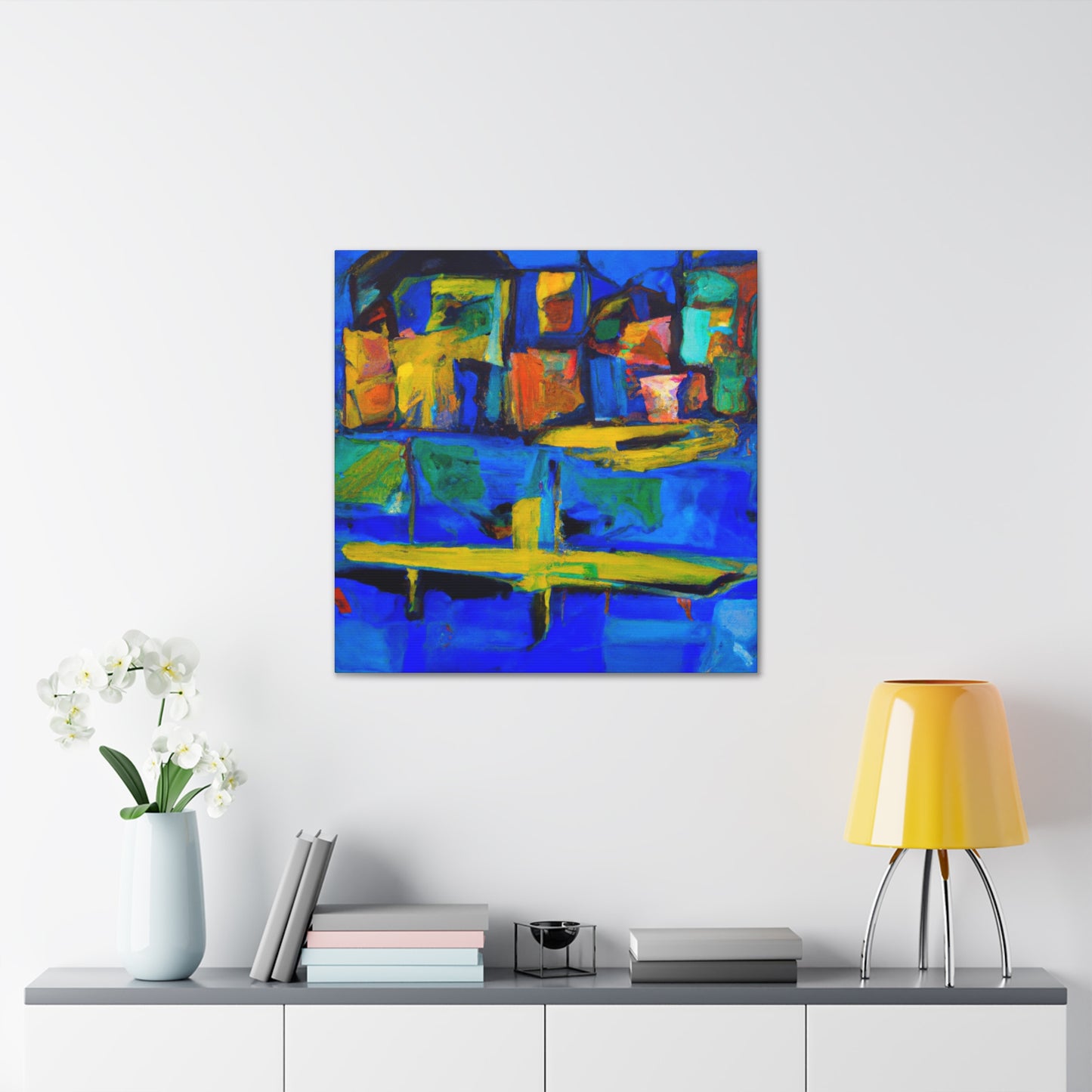 Harbor Sunlight Reflection - Canvas