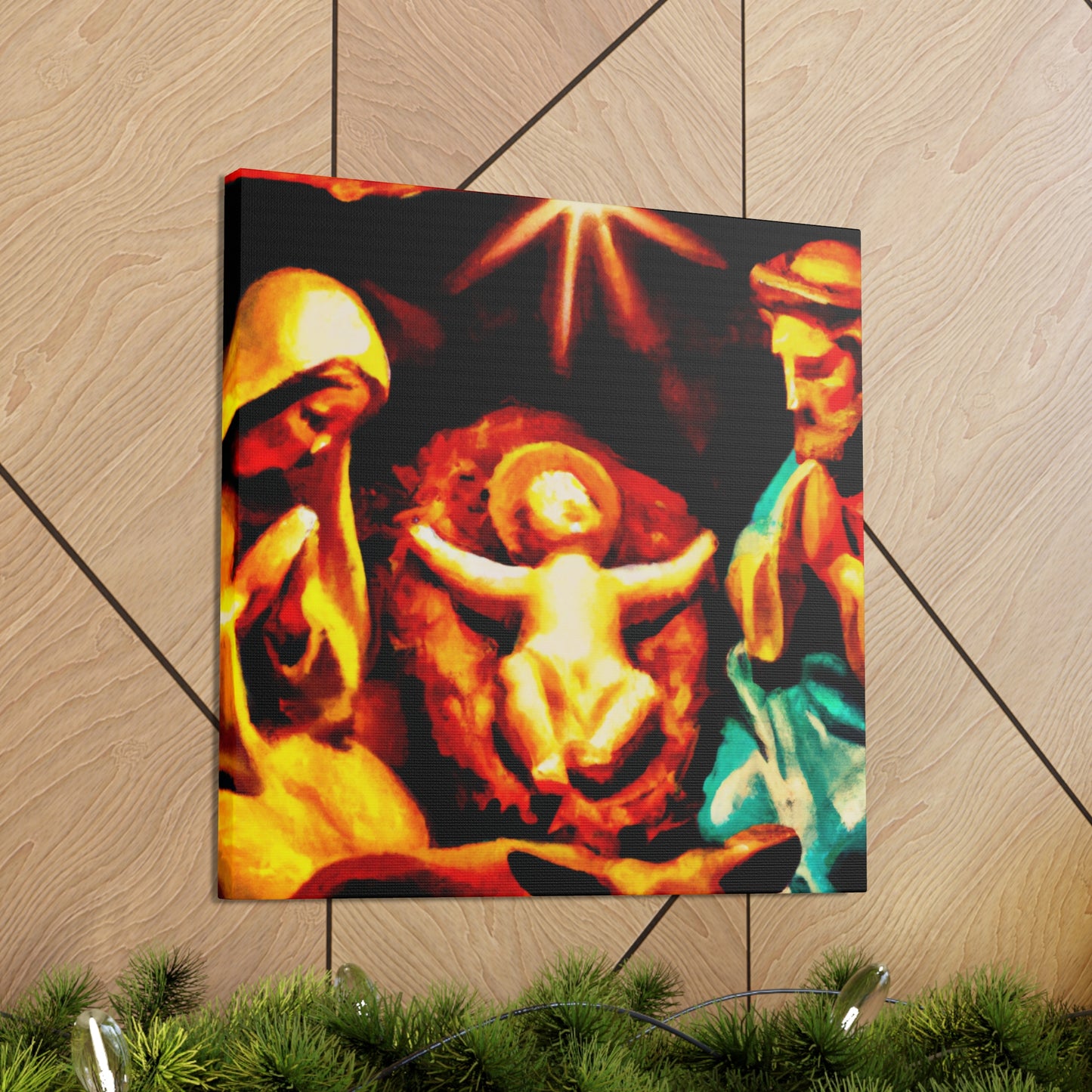 Manger of Starlight. - Canvas