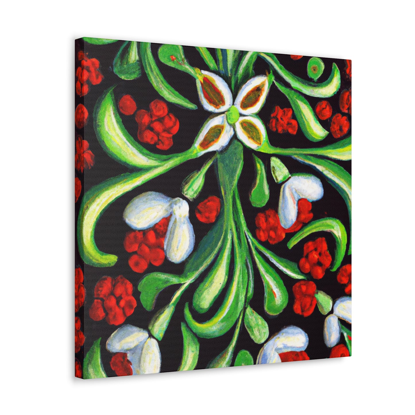 "Mistletoe in Wintertime" - Canvas