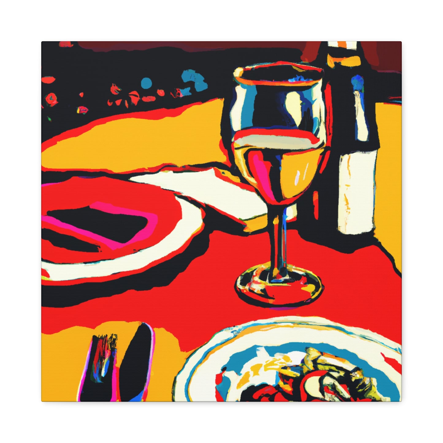 "Dining In Splendor." - Canvas