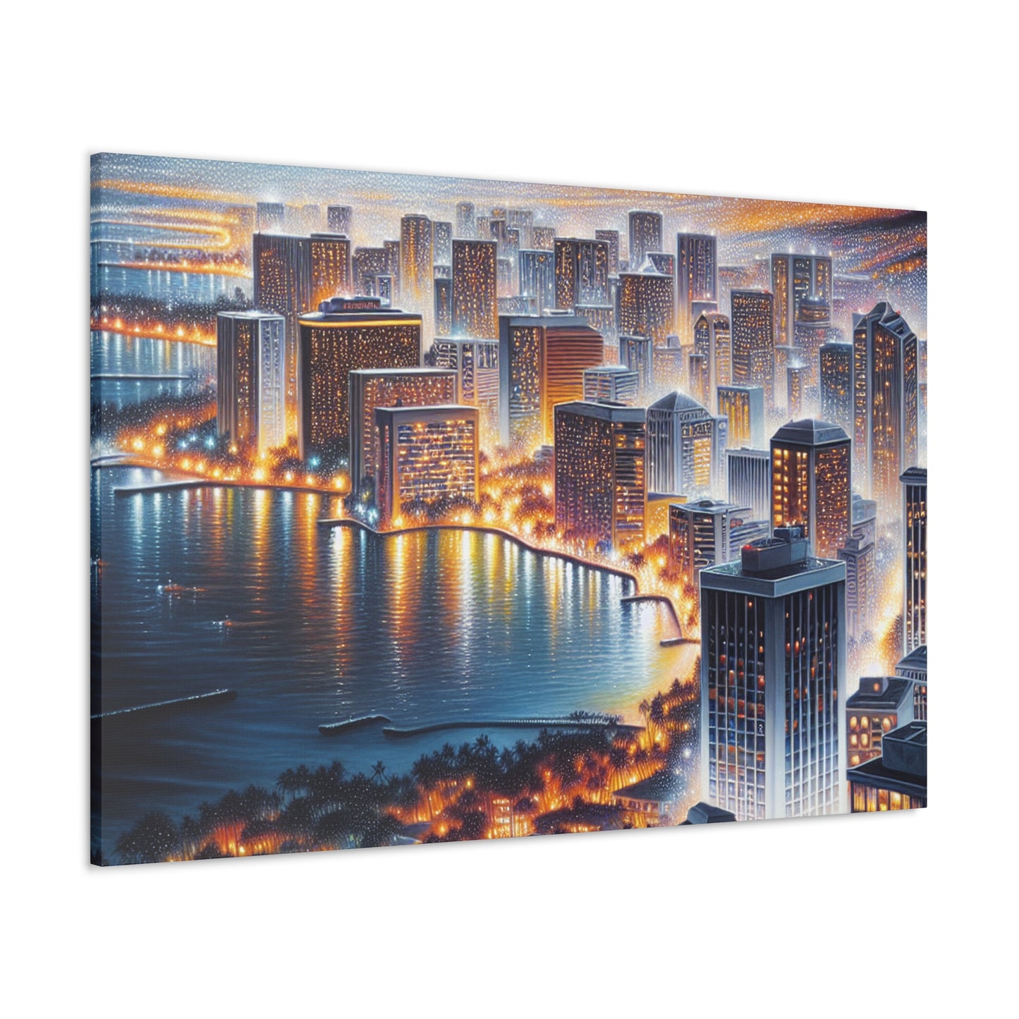 "Heavenly Honolulu Hues" - Canvas