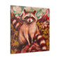 Raccoon in Rococo - Canvas