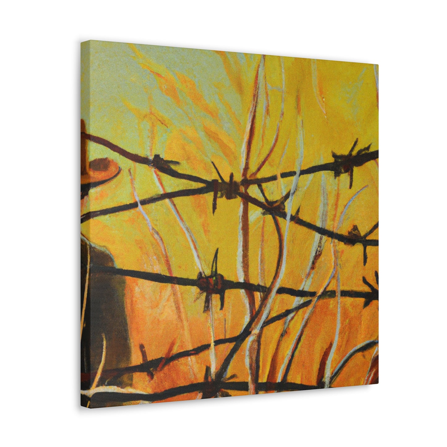 Barbed Wire Mirage - Canvas